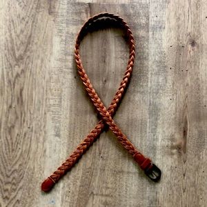 Braided Faux Leather Belt